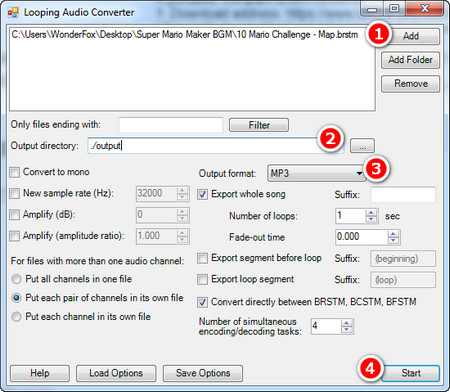 Converting BRSTM to MP3, FLAC, WAV