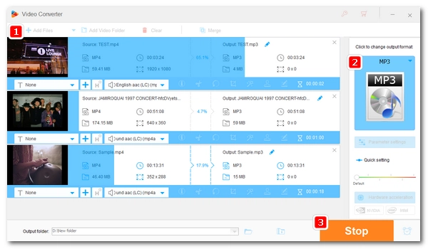 MP4 to MP3 Batch Converter