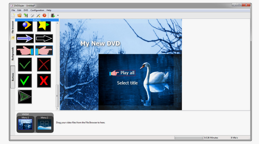 Create DVD menu