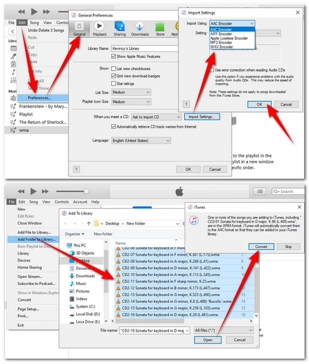 Add WMA to iTunes on Windows
