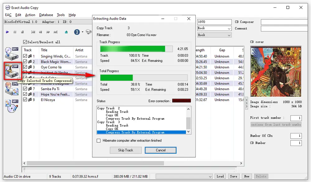 CDA to FLAC Conversion