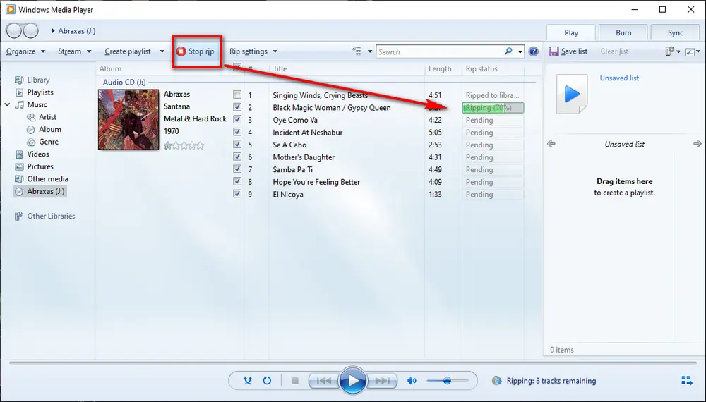 Convert CDA Files to FLAC