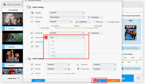 Change Aspect Ratio