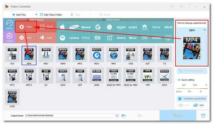 Pick Output Profile