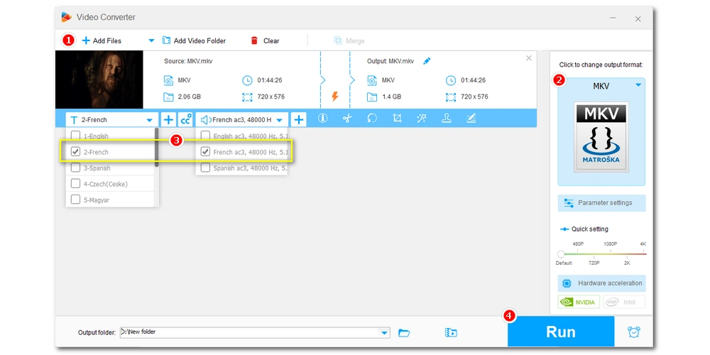 Remove MKV Tracks