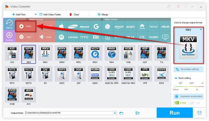 Choose an Output Format