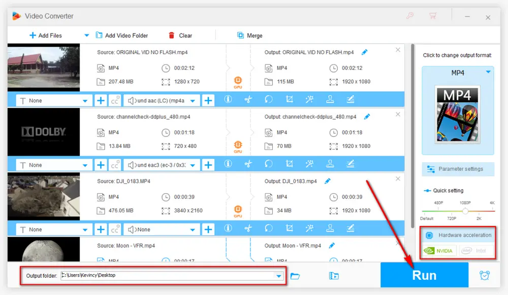 Change MP4 Resolution Windows 10/11