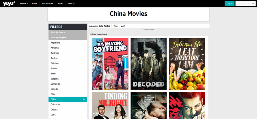 YuYu TV Chinese Movies