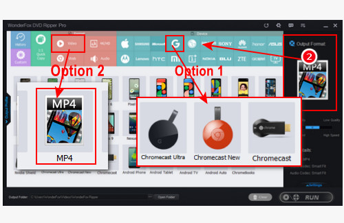 Convert DVD to Chromecast Supported Format