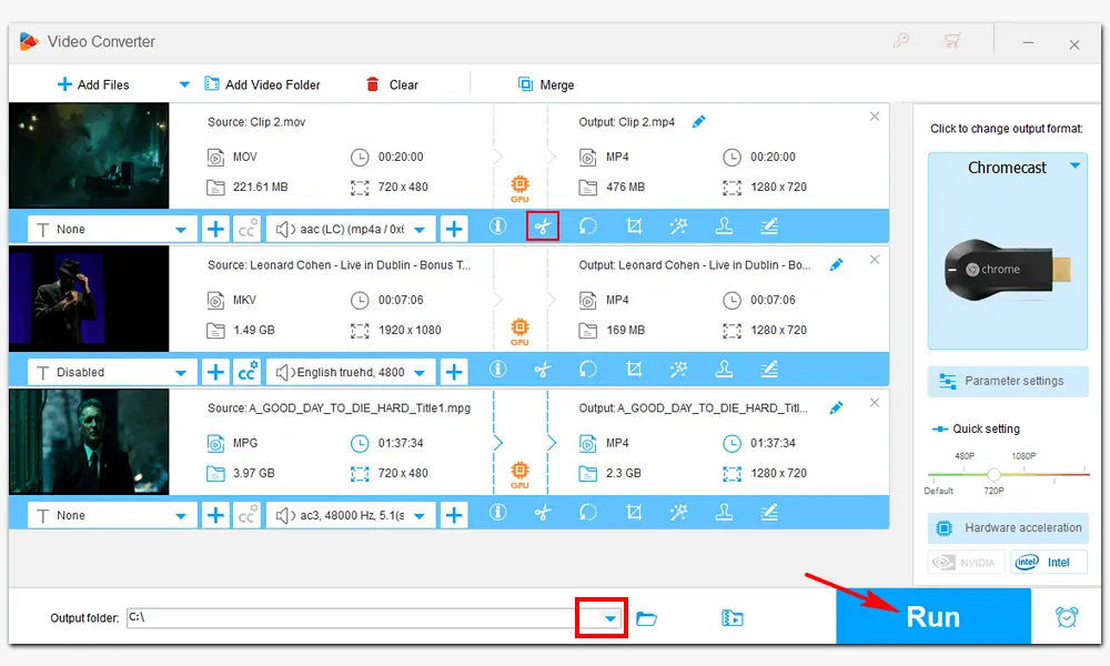 Convert Video to Chromecast