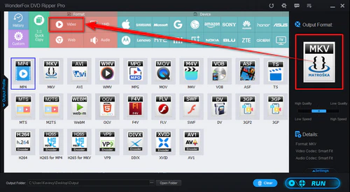 Customize Video Parameters and Format