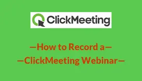 ClickMeeting Recording