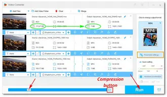 Compress with HD Video Converter Factory Pro