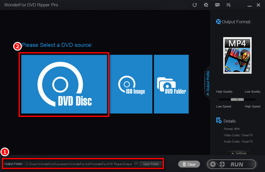 Load the unsupported DVD into the program