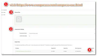 Compress.com AAC Compression