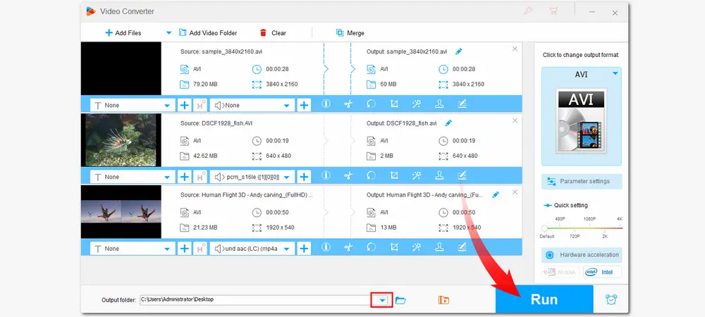 Reduce AVI File Size