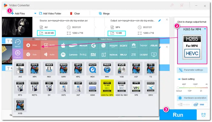 Change Advanced Codec