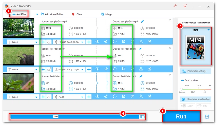 Compress MP4, MKV, and MOV for Email