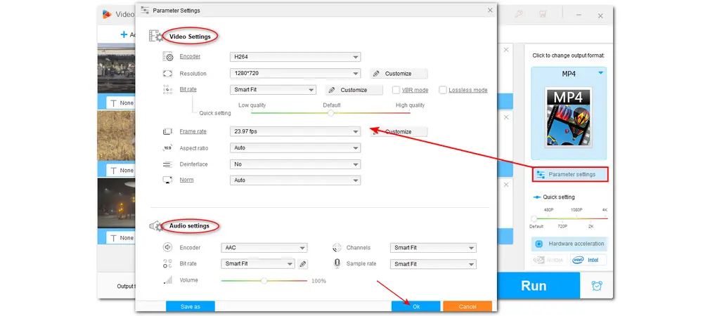 Adjust Video Parameters