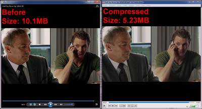 Compare between original and compressed