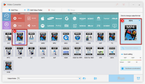 Choose Right Output Format