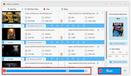 Step 3. Compress Video and Start the Process