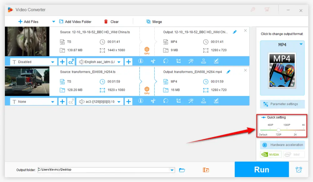 Downscale Video Resolution to Resize Video to 16MB