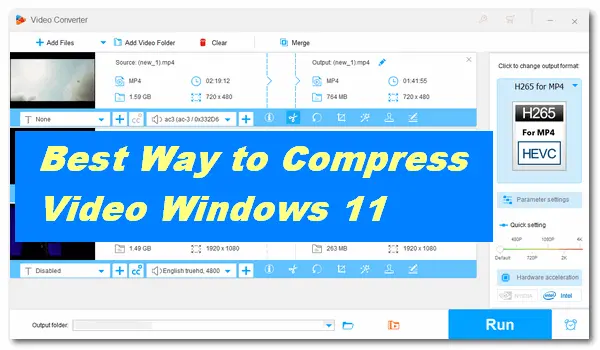 Windows 11 Compress Video Easily