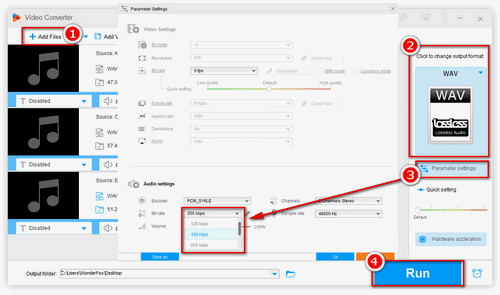 How to make a WAV file smaller easily