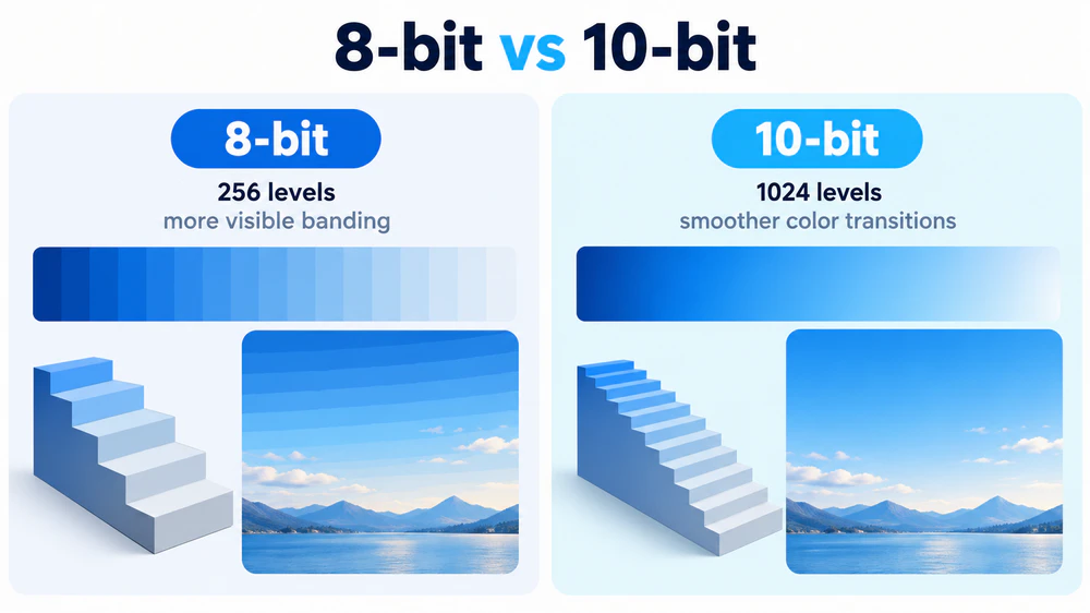 10-bit vs 8-bit