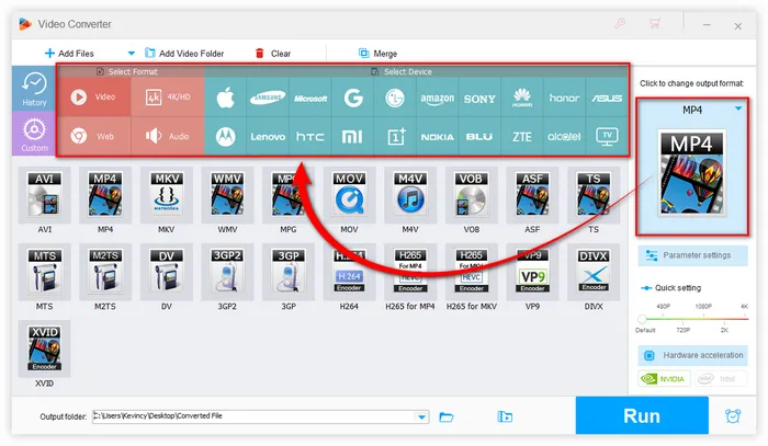 Choose an Export Format