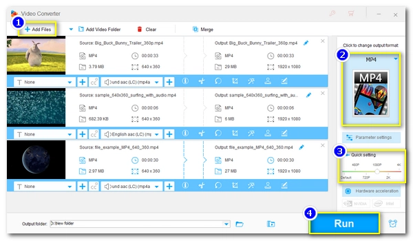 360P to 1080P Video Converter Free Download