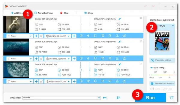 3GP File to WMV Converter