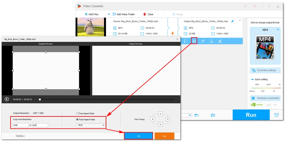 Convert 4x3 Video to 16x9 Widescreen