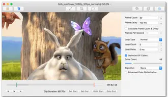 GifTuna - A desktop video to gif converter for Mac, Windows, and Linux