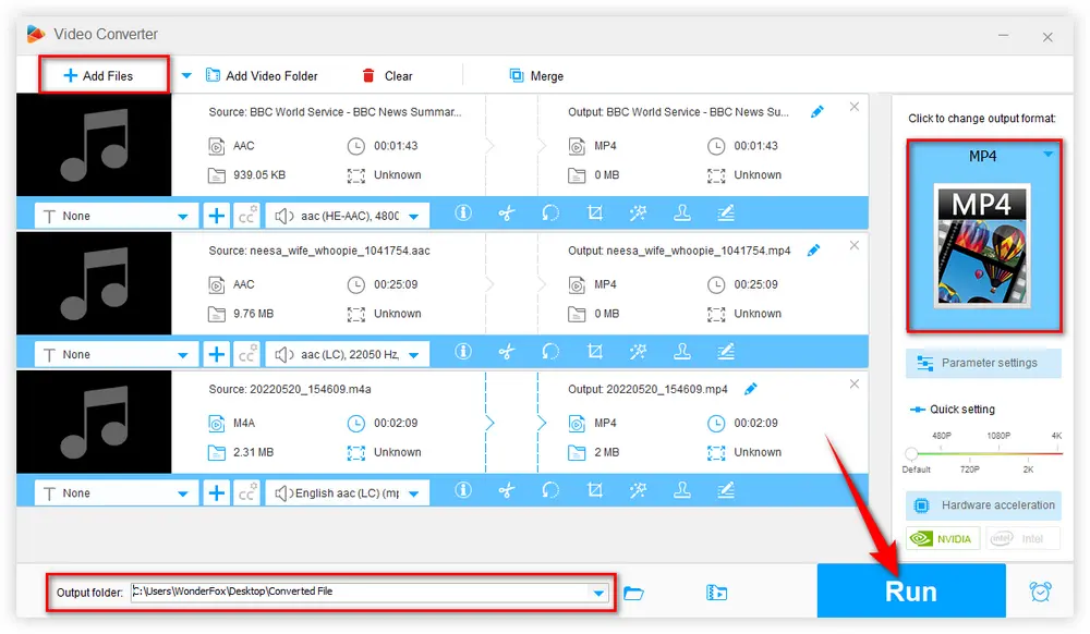 AAC to MP4 Converter Software Free Download