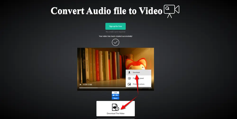 AAC to MP4 converter Online