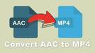 Convert AAC to MP4