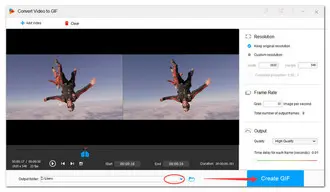 Turn AVI Video Clips into GIF