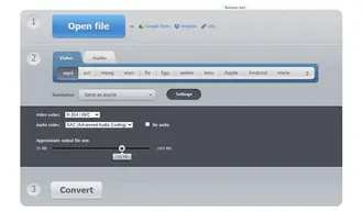 Online DAT to MP4 Converter