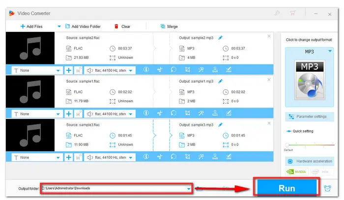 Windows 10 Convert FLAC to MP3 