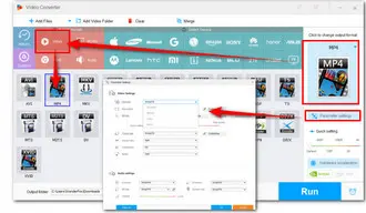 Select MP4 as the Output Profile