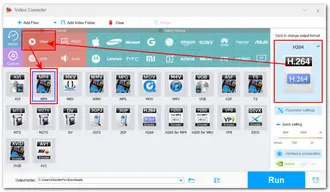 Set Export Format as MP4