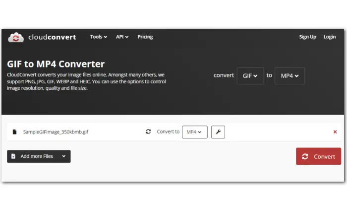 GIF to MP4 Online Converter
