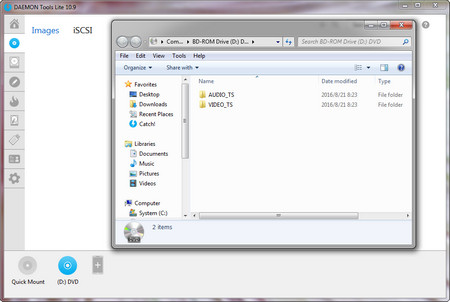 Mount IMG File as a Virtual DVD Drive