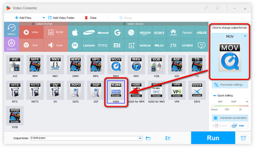 Choose the Output Format