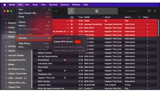 Export iTunes Music to MP3 Using Apple Music App on Mac