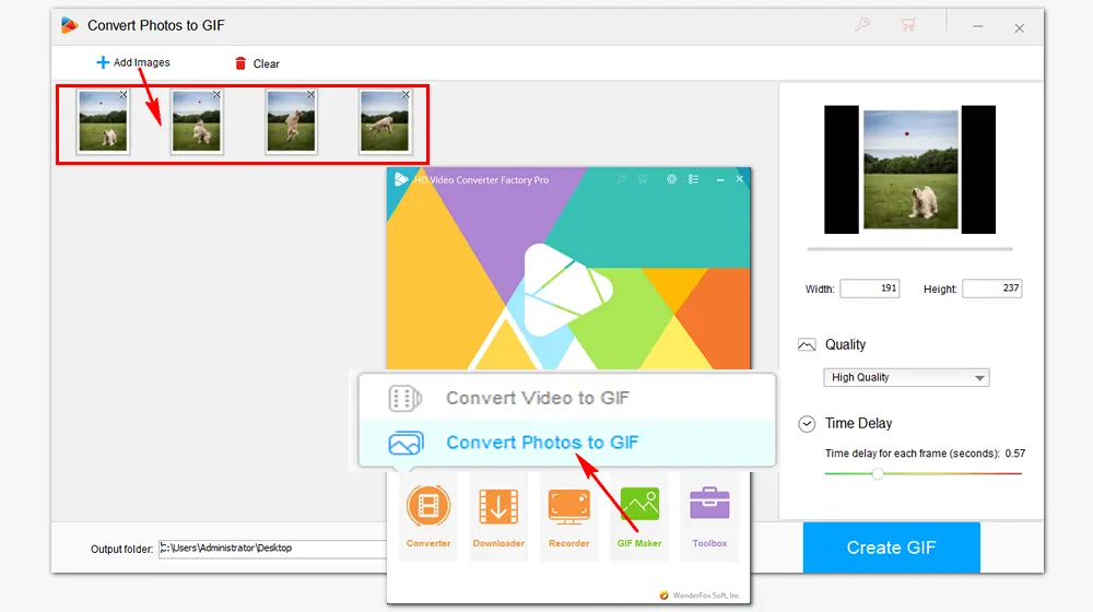 Convert GIFs to JPGs in seconds for free!