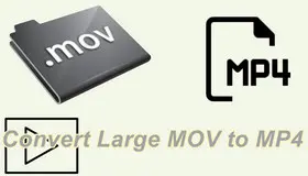 Convert Large MOV to MP4