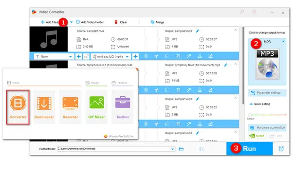 Windows 10 Convert M4A to MP3